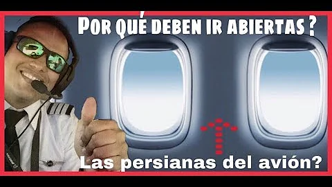 ¿Por qué te dicen los auxiliares de vuelo que abras la ventanilla?