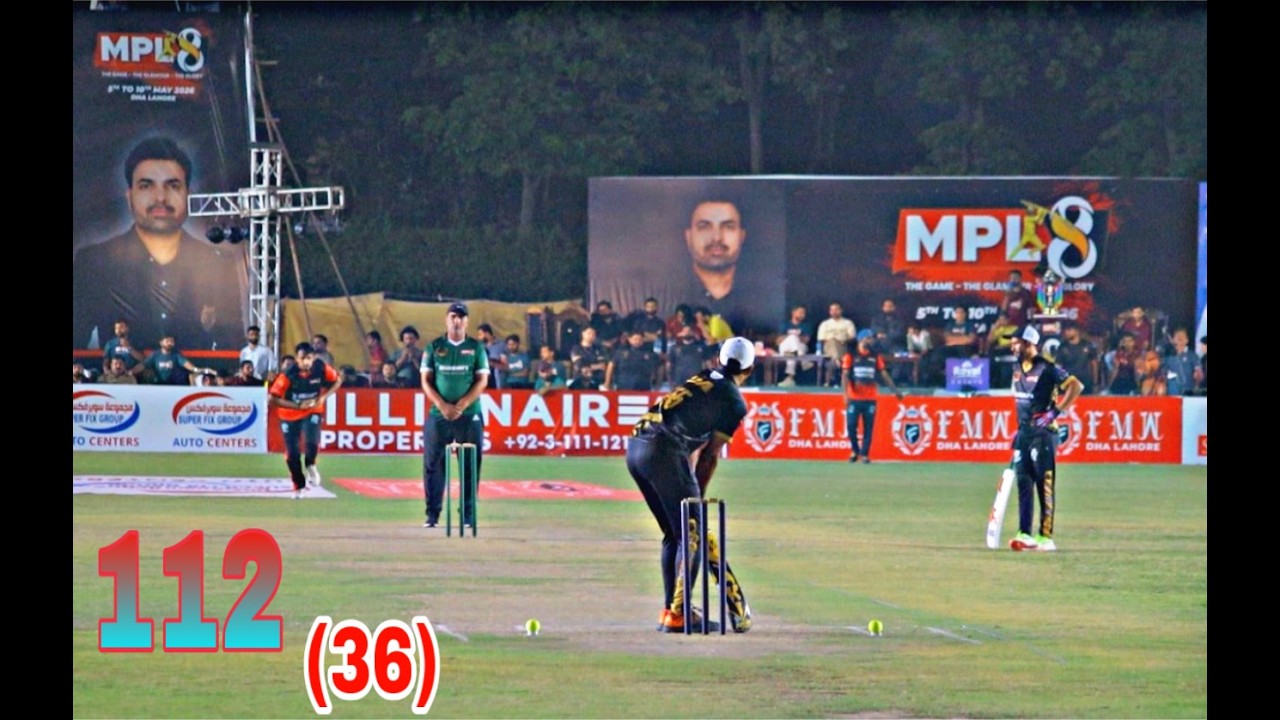 USAMA ALI SIALKOT BUNTO BHAI VS UMAR BHAI ARSLAN ACHI BUTT 112 RUNS ...