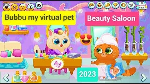 Bubbu my virtual pet new beauty salon | 2023 latest game | bubbu and new futures
