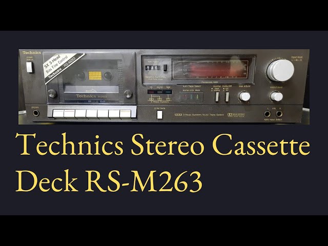 Technics Deck RS-M263 How To Use Price And Connection IN HINDI