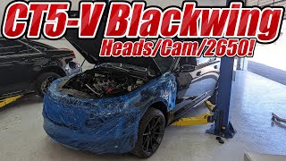 CT5-V Blackwing Heads/Cam/2650 Build Begins!