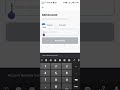 How add account in Desco mobile app