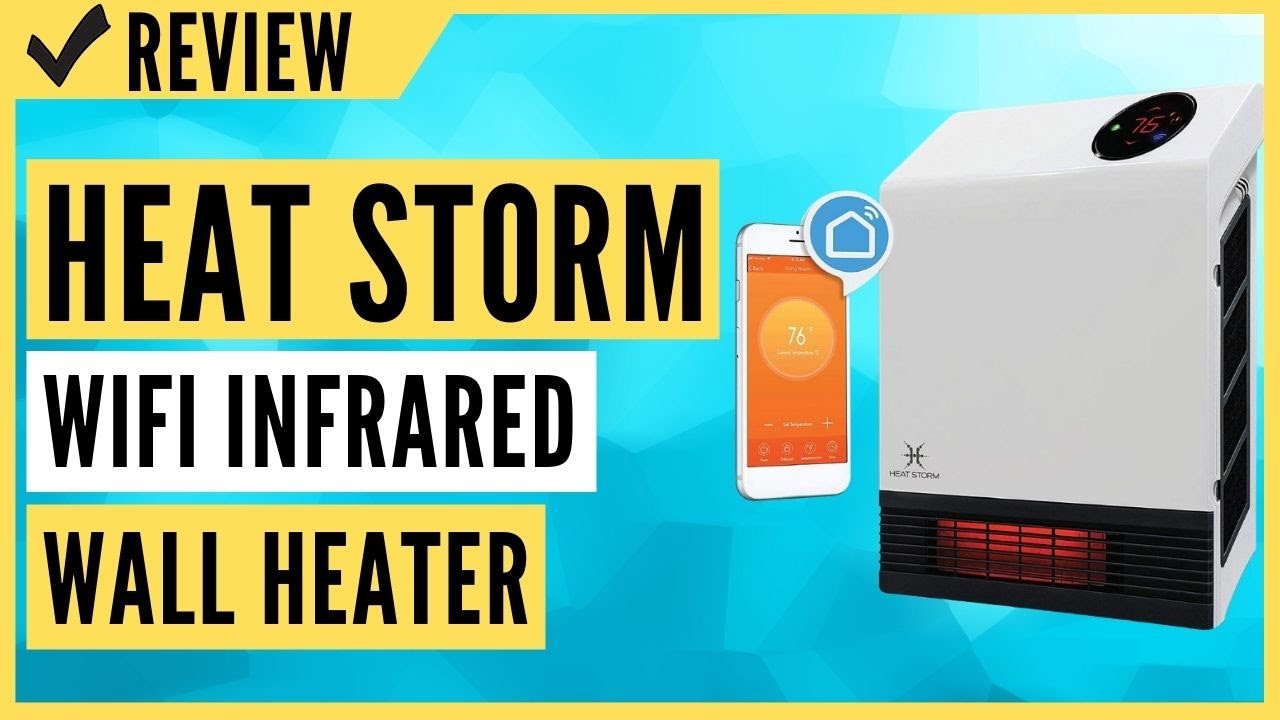 Heat Storm HS-1000-WX-WIFI WiFi Infrared Wall Heater Review - YouTube