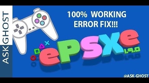 ePSXe emulator-Missing Render Texture Extension! No Pixel Format Available! Error Fix !!! [2020]