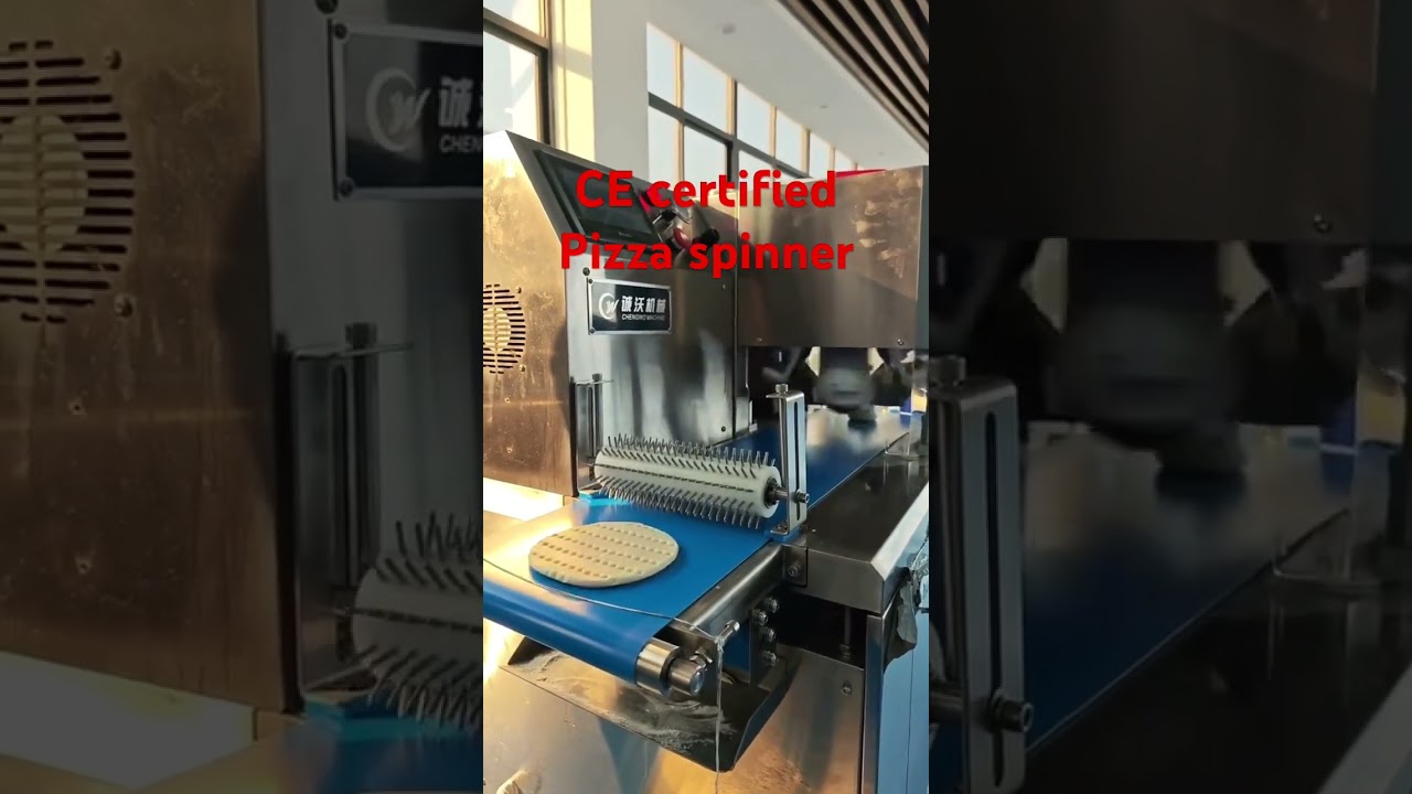Easy to get your pizza opened as per any size you want #pizzacrust #pizzabase #bakeryequipment