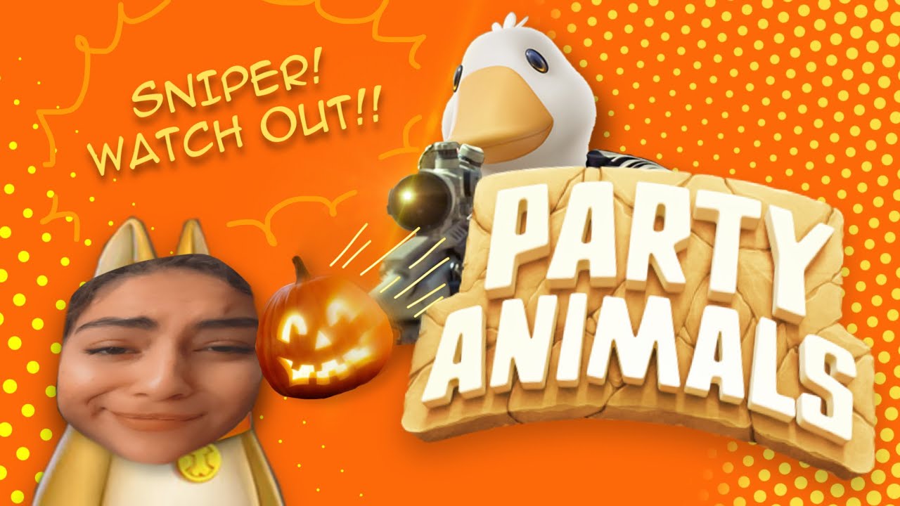 THIS DUCK IS THE AMERICAN PUMPKIN SNIPER!  | Party Animals Moments