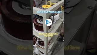 25Kva Three Phase Air Cooled Servo Voltage Stabilizer for 4 Ton cassette AC.