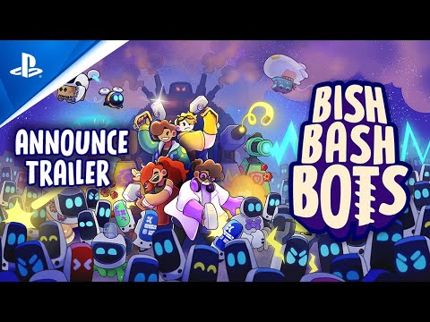 Bish Bash Bots - Announce Trailer | PS5 & PS4 Games