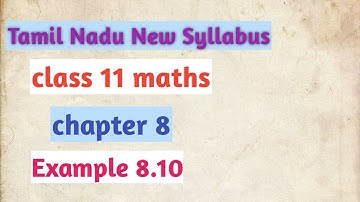 #11thmaths   FREQUENTLY ASKED QUESTIONS IN VECTOR ALGEBRA. EXAMPLE 8.10.