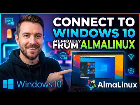 How to Connect to Windows 10 Remotely from AlmaLinux | RDP Tutorial