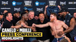 Canelo Alvarez vs Christian Mbilli Press Conference Turns Into CHAOTIC BRAWL