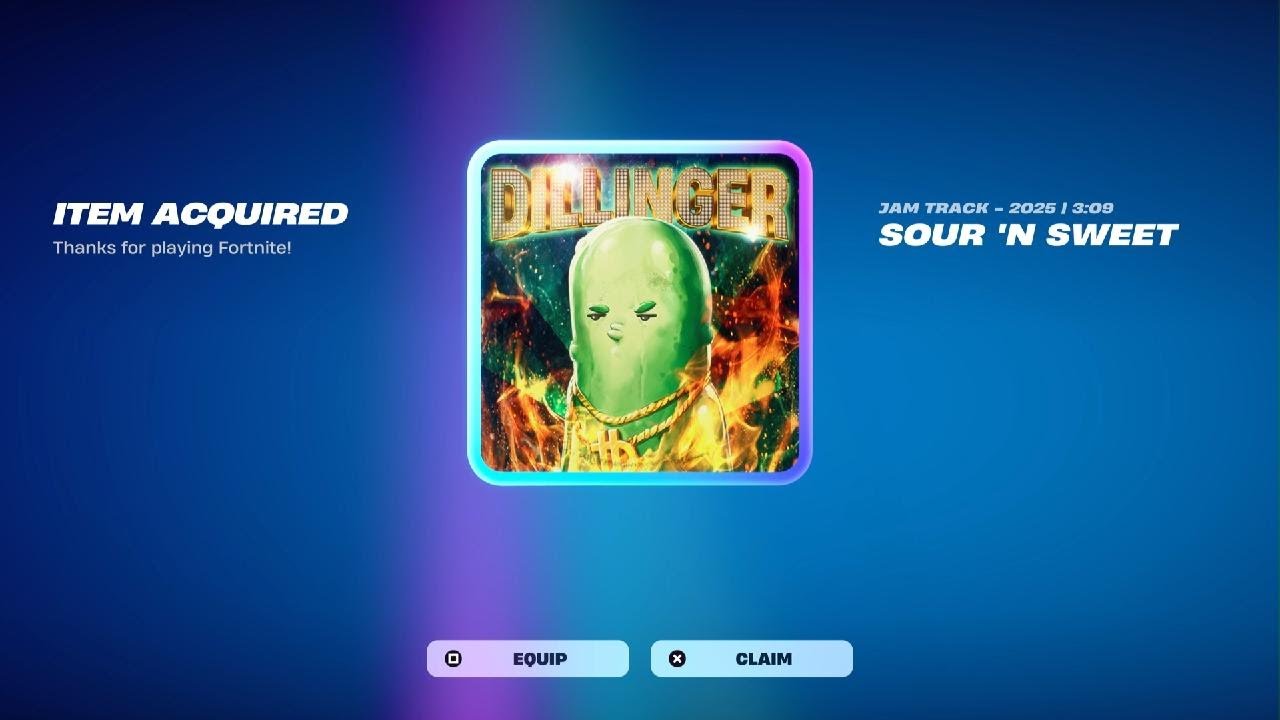 Fortnite chapter 6 season 2 free sour 'n sweet FREE JAM TRACK FREE rewards