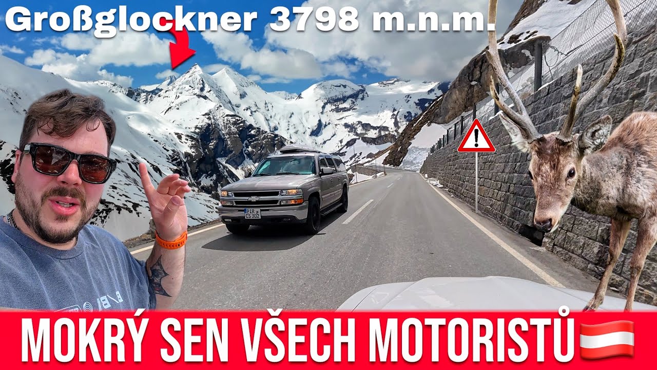 CESTA JE CÍL! GROSSGLOCNERSKÁ VYSOKOHORSKÁ SILNICE🤩ALPSKÁ ZOO WILDPARK FERLEITEN🦌PIZZA ZA 450Kč🤑