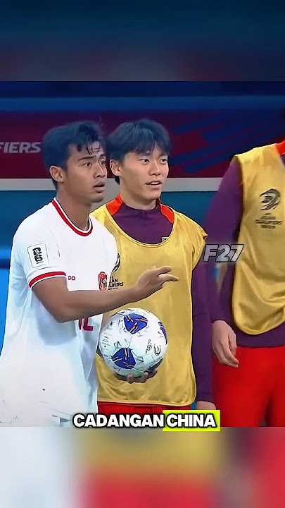 SAAT PEMAIN CHINA KETAKUTAN DENGAN LEMPARAN ARHAN DAN MENCOBA MEMPROVOKASINYA 🥶😅 #timnasindonesia