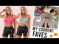 Gymshark try on haul 💖 New Sports Bra + Current Fave Collections ⚡️