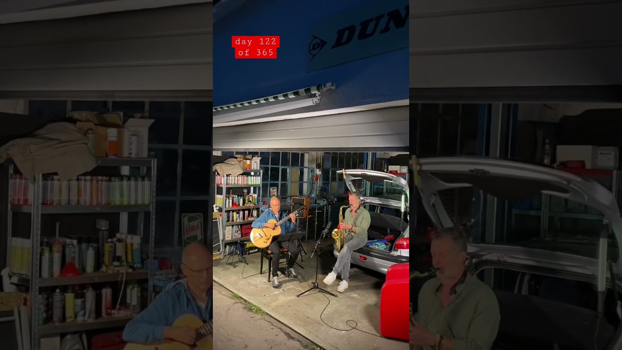Day 122 of 365🔺365 Jazz Garage 🔺 feat. Daniel Küffer (Saxophone) & Dani Solimine (Guitar) 🔺