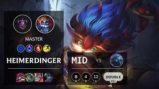 Heimerdinger Mid vs Vex - EUW Master Patch 11.19