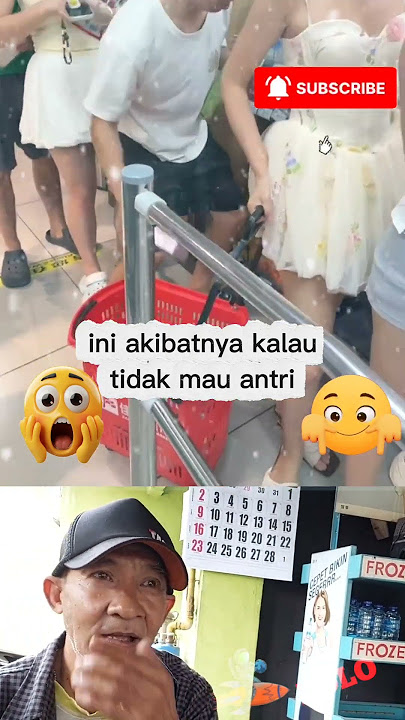 INI AKIBATNYA KALAU TIDAK MAU ANTRI #shortsviral #lucu #viralngakak