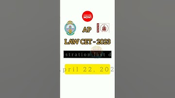 AP LAW CET 2023 details #aplawcet #lawcet #lawcetexampreparation #cet