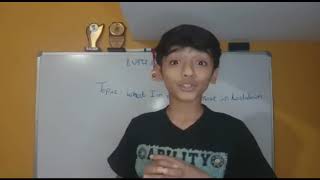 DARSH DUNSUAA LFS 6TH B,ONLINE COMPETITION  NO LOCKDOWN FOR CREATIVITY THEME -CORONAVIRUS