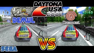 DEMUL Vs Real Dreamcast - Daytona USA 2001