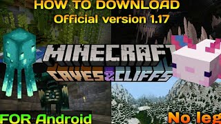 Download Minecraft Pocket Edition 1 17 Update On Android Youtube