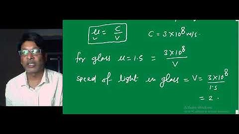IIT JEE Physics / Geometrical Optics / Refractive index / SSI Sir, B.Tech. IIT Delhi / Kota / NEET