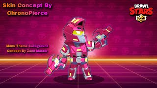 Mecha Colt By Chronopierce Menu Theme Background Concept Brawl Stars | Фон Кольта-Меха Концепт