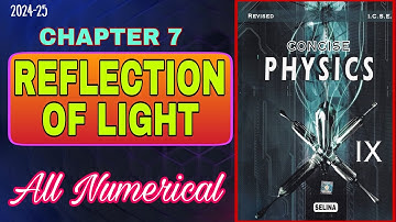 Reflection on Light | Class 9 Physics Chapter 7 | All Numerical Solution | 2024-25