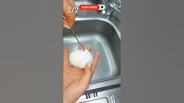EGG HACK | Peel Eggs in 10 Seconds 🥚😱🤯 #shorts