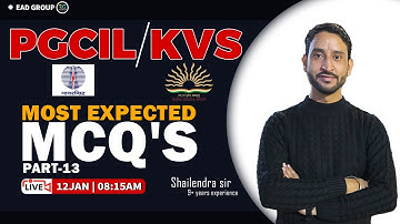 PGCIL, KVS | Most Expected Mcq