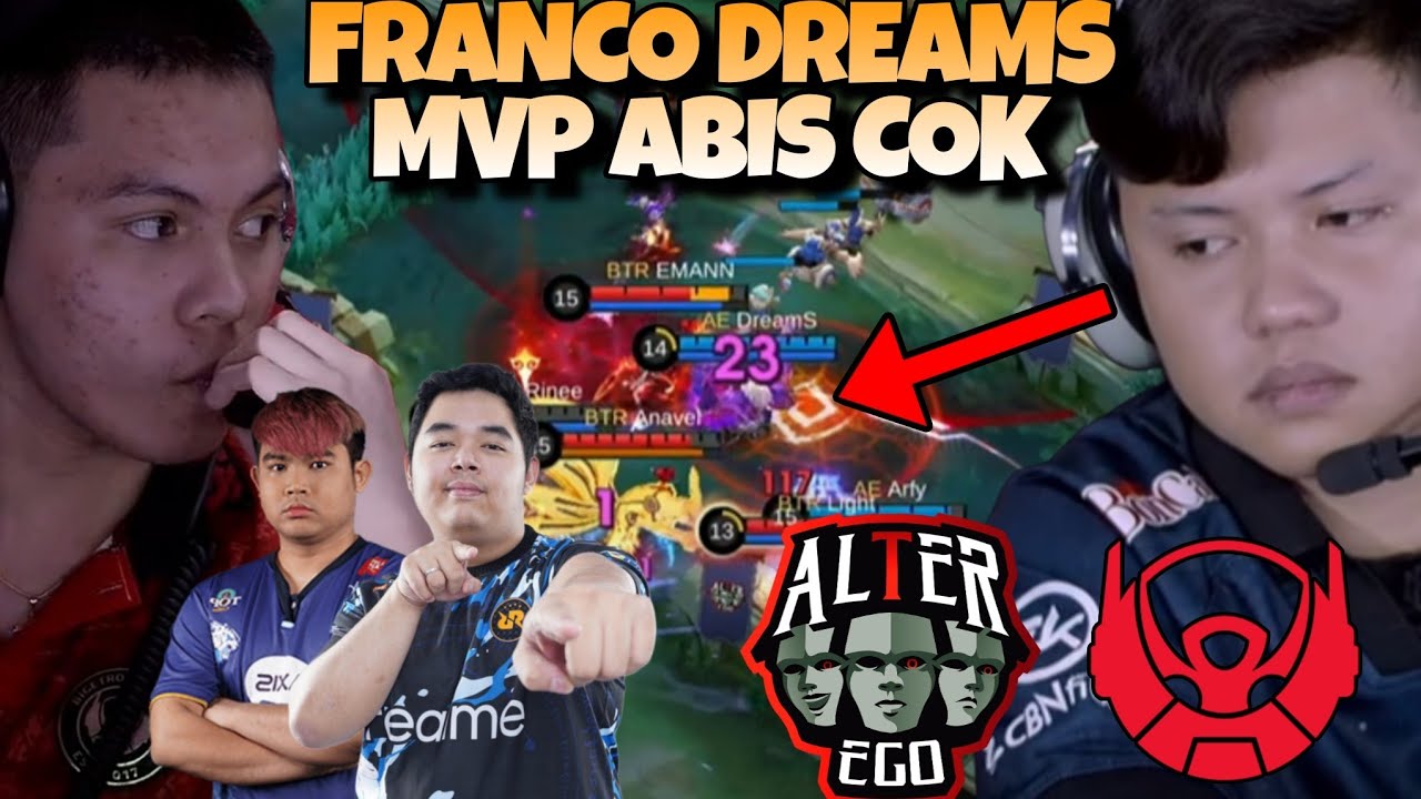 FRANCO DREAMS LEBIH JAGO DARI IDOKK ?! SERU PARAH ! ALTER EGO VS BIGETRON MATCH 4 - MPL S15 PLAYOFFS