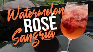 ROSE WINE SANGRIA RECIPE | Refreshing Summer Drinks | Sangria Recipe