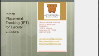 Faculty liaison IPT tutorial 08012016 0