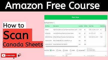 How to Scan Sheets for Canada in Scan Unlimited
