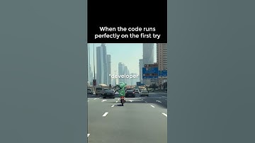 😁 When the Code Runs on First Try #developermemes #devops #codingmemes #Programmingmemes