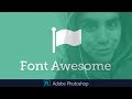 #11 - Iconos con Font Awesome - Curso diseño web en Photoshop cs6