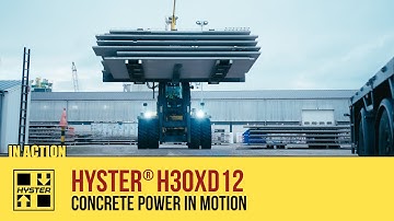 Concrete Power in Motion - Hyster® H30XD12 at Dycore