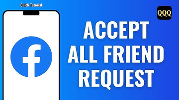 How to accept all friend request on Facebook at once in mobile, is it possible