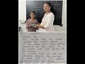 winners of Handwriting Competition.