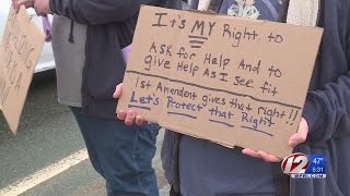 Homeless advocates to protest Cranston panhandling ban