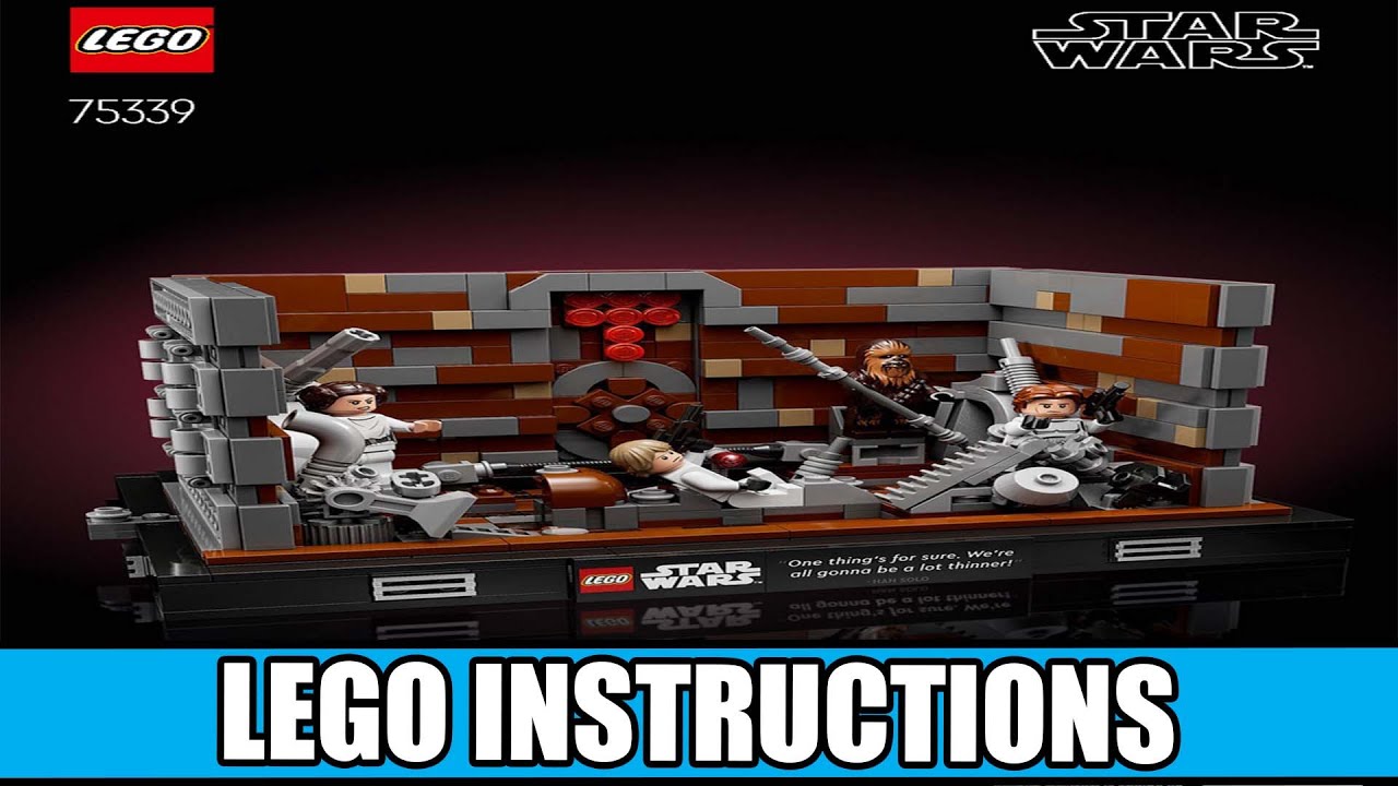 Star Wars - Death Star Trash Compactor Diorama LEGO instructions