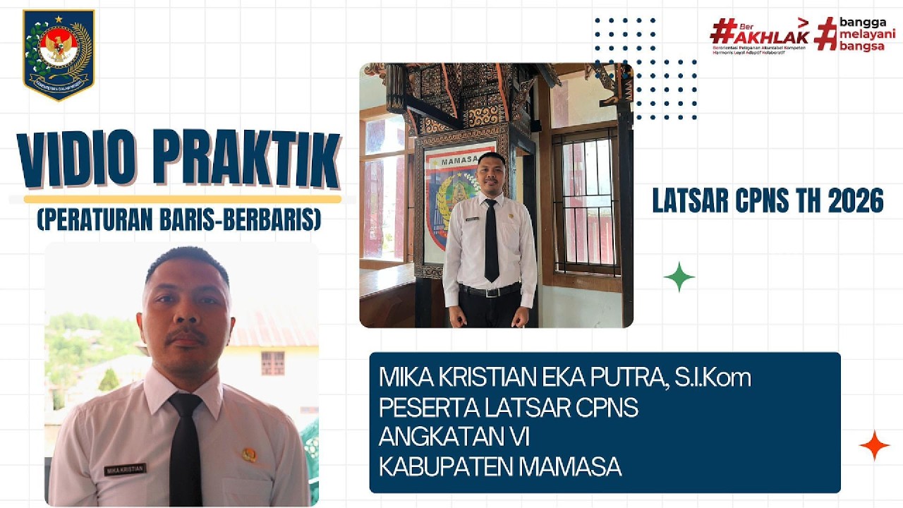 Tugas Individu Praktik Peraturan Baris-Berbaris||Latsar CPNS||@widyaiswara_makassar@burhanmanda982 ​