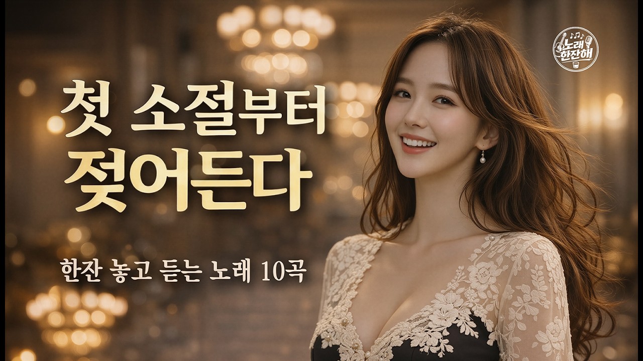 첫 소절부터 젖어든다｜한잔 놓고 듣는 노래 10곡｜노래한잔해 플레이리스트