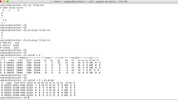 Hands on mysql - how to use pt-align to align command outputs