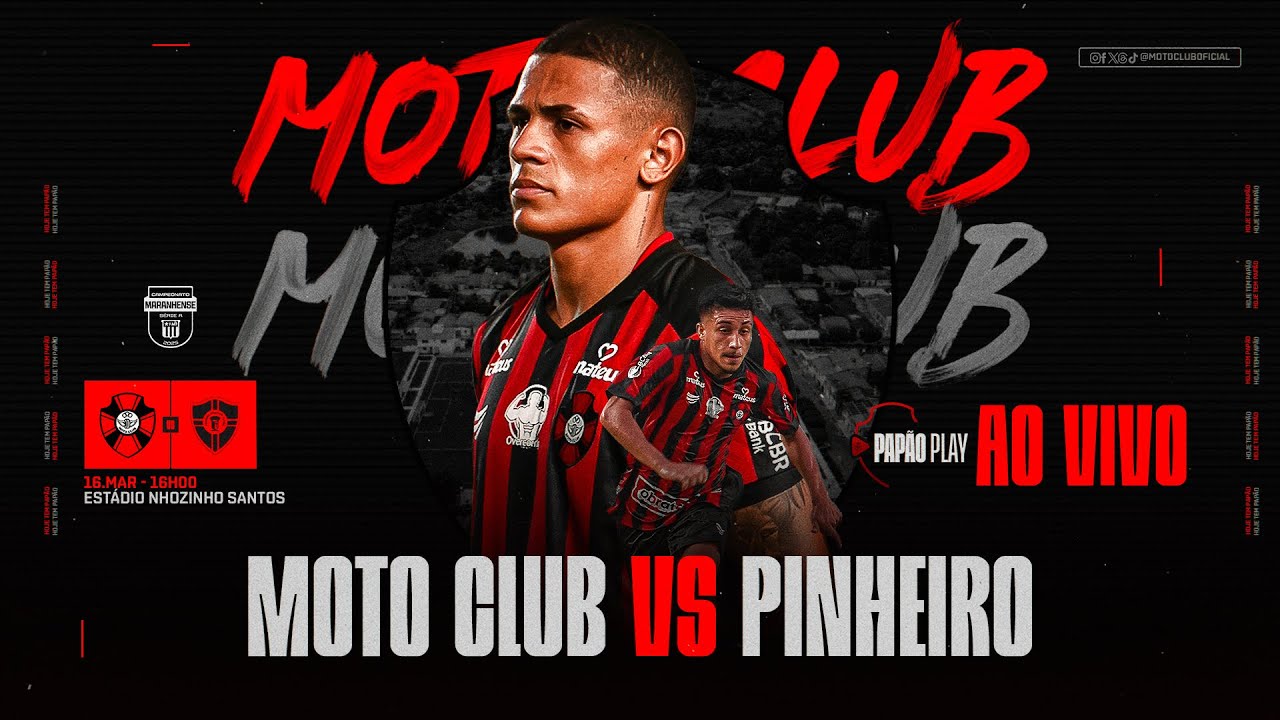 MOTO CLUB X PINHEIRO COM IMAGENS | CAMPEONATO MARANHENSE 2025 - YouTube