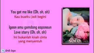 Jennie - Solo (Remix) [BLACKPINK 2021  The Show  Live] _Lirik Terjemahan Indonesia karaoke kpop