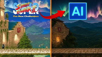 Super Street Fighter 2 AI Reimagined: All Stages in Real Life!