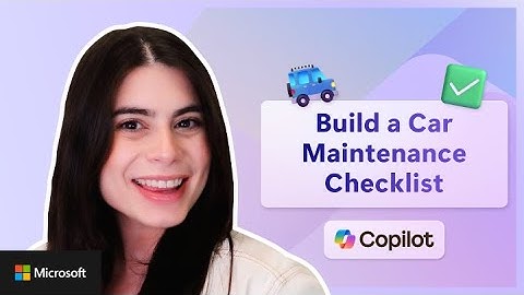 Car Maintenance Simplified with AI: Copilot in Word  | Microsoft 365