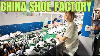 Inside China's Largest Sneaker Factory || Sneakers Making Process || BLACK IN CHINA #chinavlog